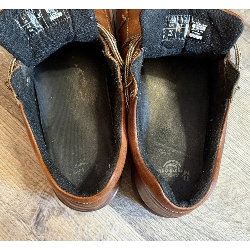 Vintage Doc Martens 8B68 Brown Leather Oxford Shoes Men’s US 12 EU 46 AirWair